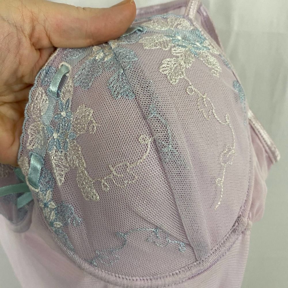 Flora Intimately Lavender cami slip padded bra - Picture 3 of 9